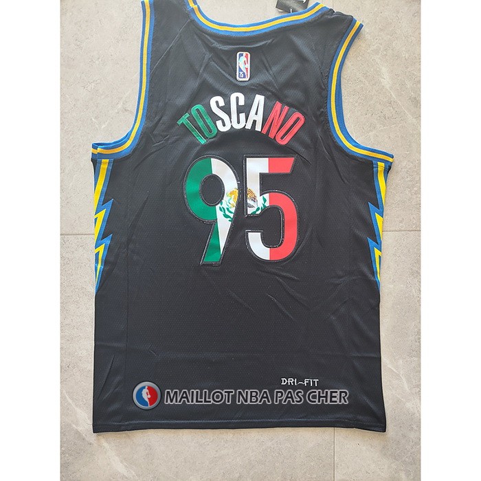 Maillot Golden State Warriors Juan Toscano-Anderson NO 95 2022 Slam Dunk Special Mexique Edition Noir
